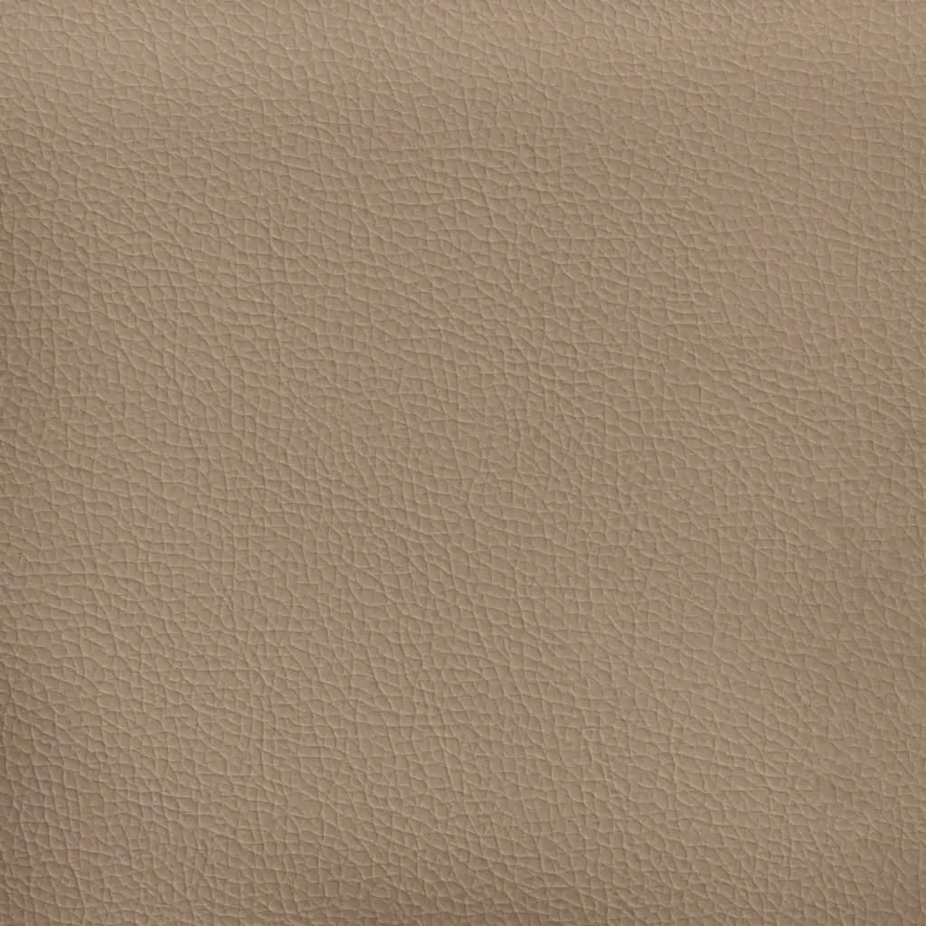 Brown Faux Leather Sofa for 2 Persons