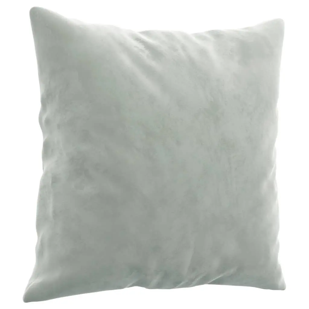 3-Seater Sofa Light Grey Velvet 180cm Lounge