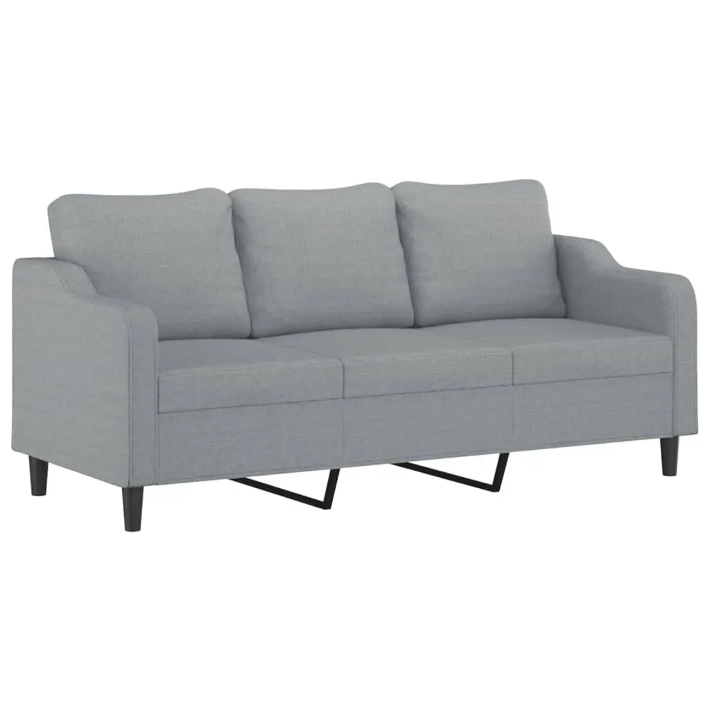 3-Seater Sofa with Footstool