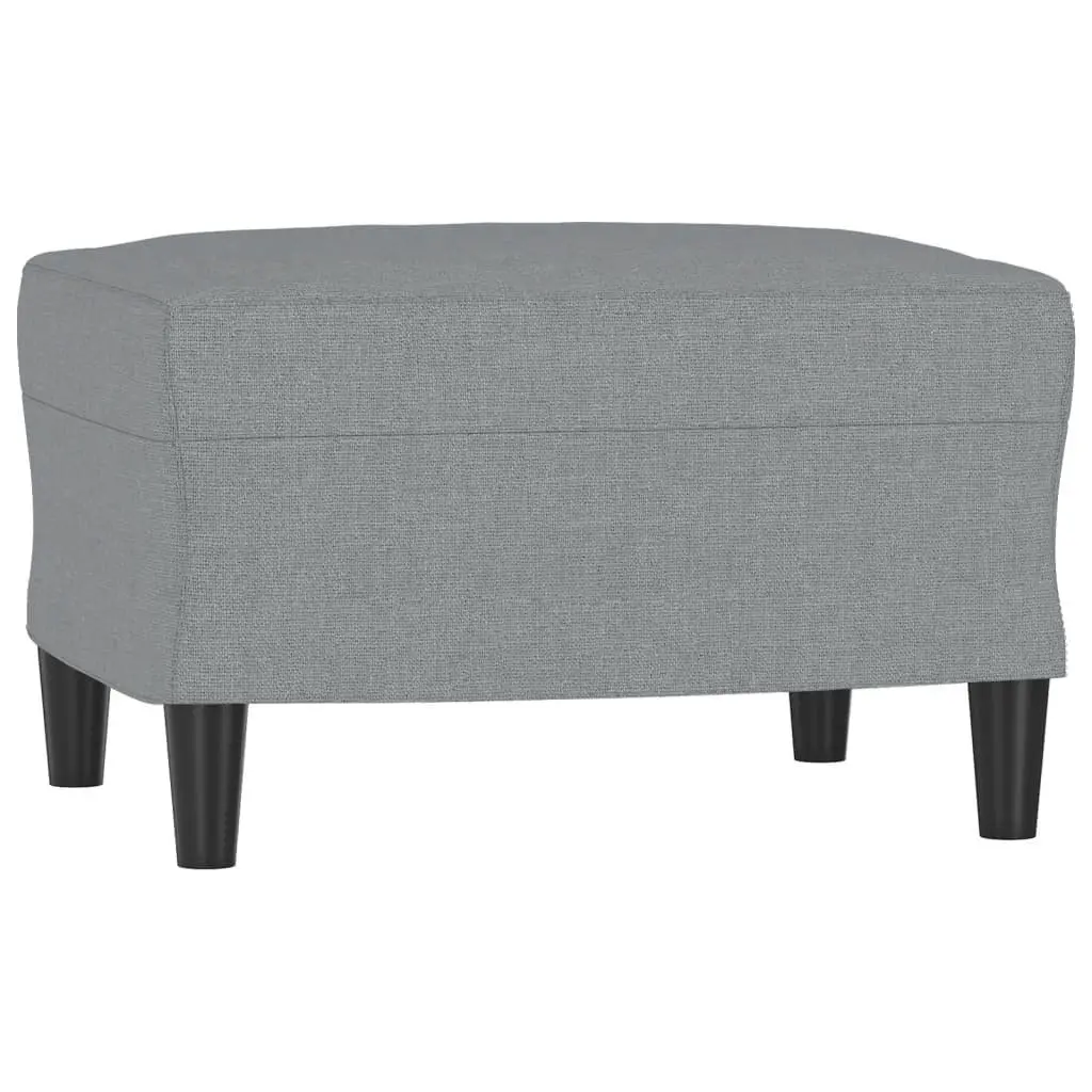 3-Seater Sofa with Footstool