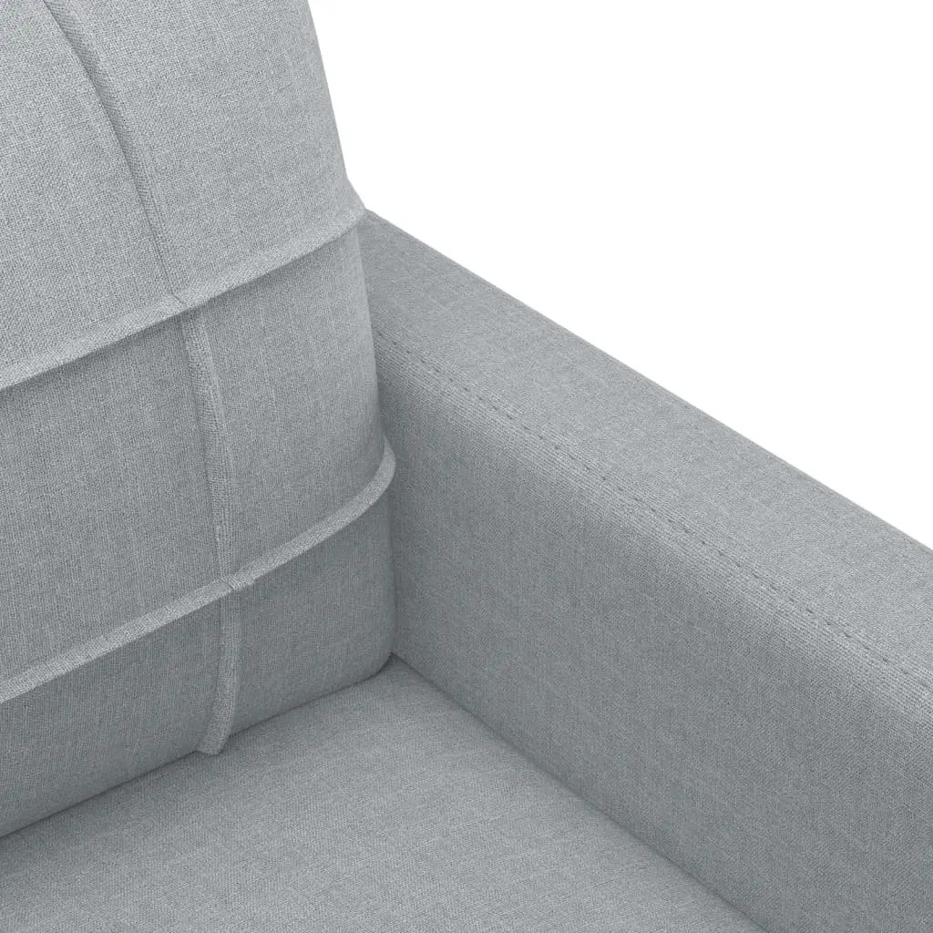 3 Piece Grey Sofa Set for Family Living