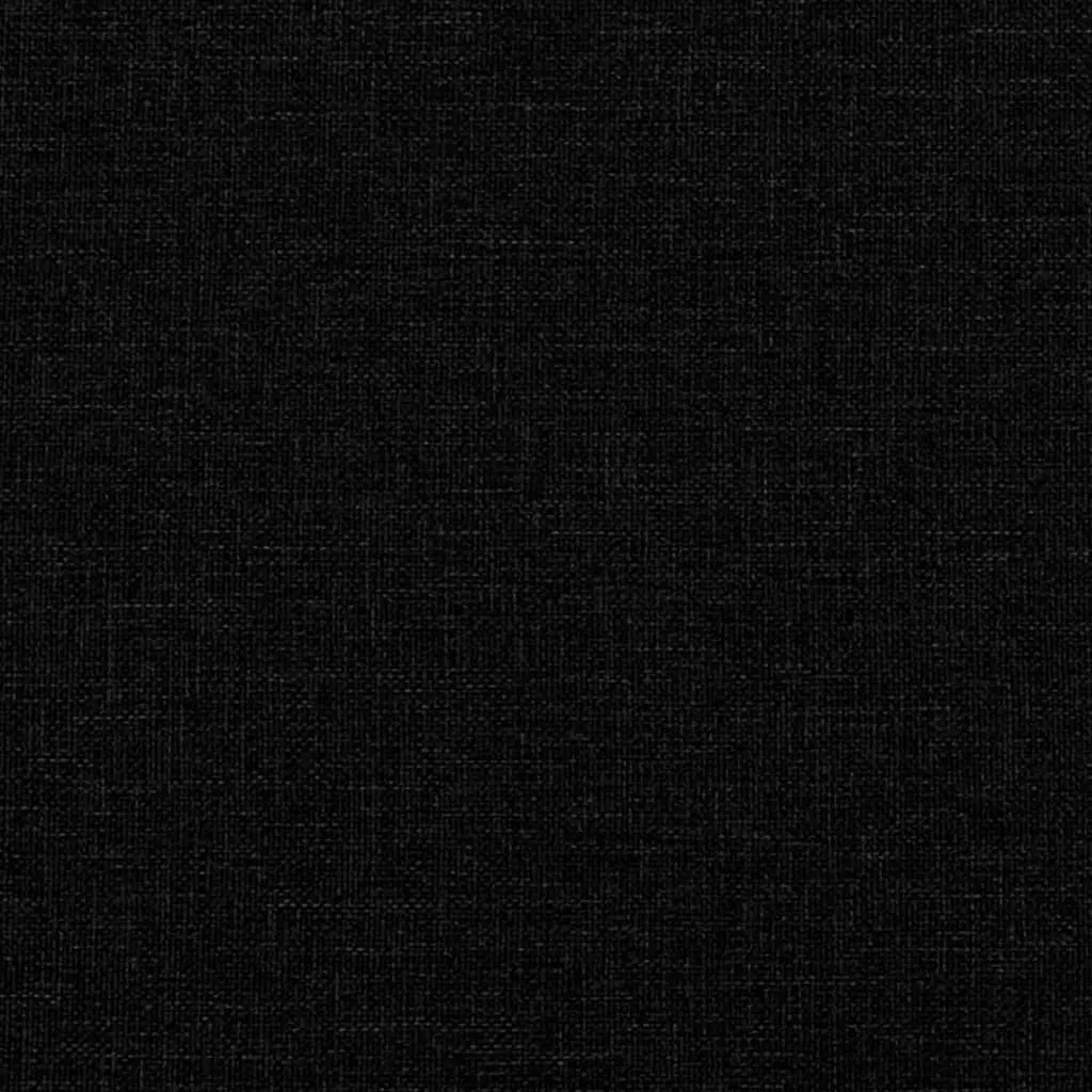 2 Piece Sofa Set Black Fabric Living Room Seating