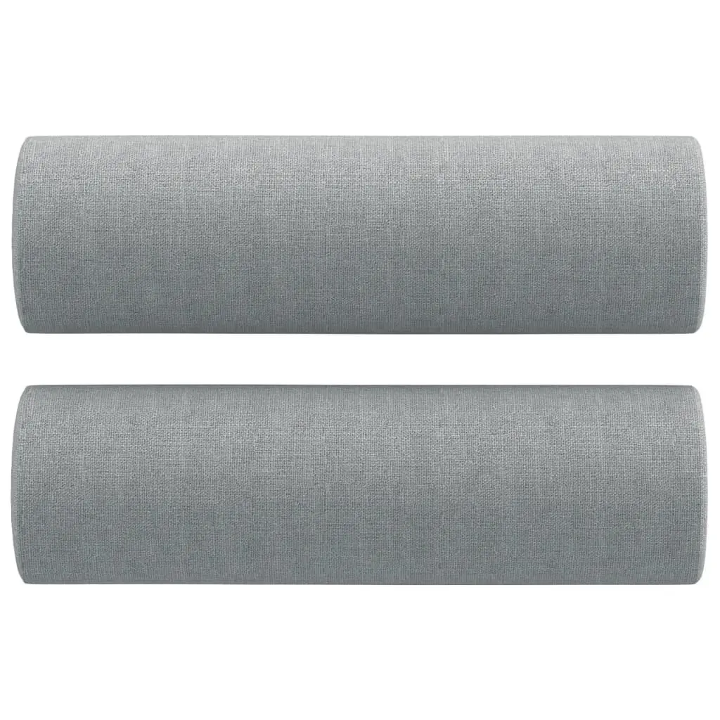 Sofa Set Lounge Suite Grey Fabric 2 Piece