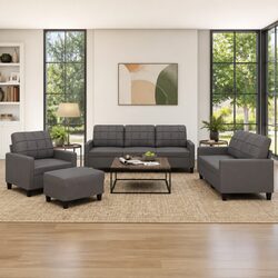 Practical 4 Piece Sofa Set for Everyday Use