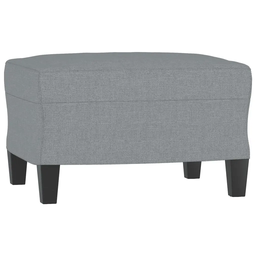 3 Piece Sofa Set Grey Fabric Living Room Lounge Suite