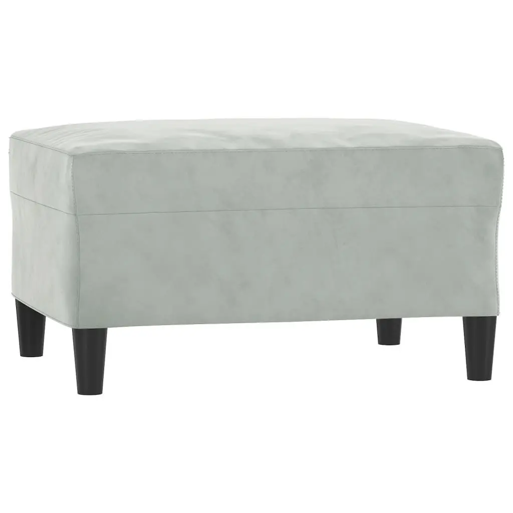 Grey Velvet Sofa Set