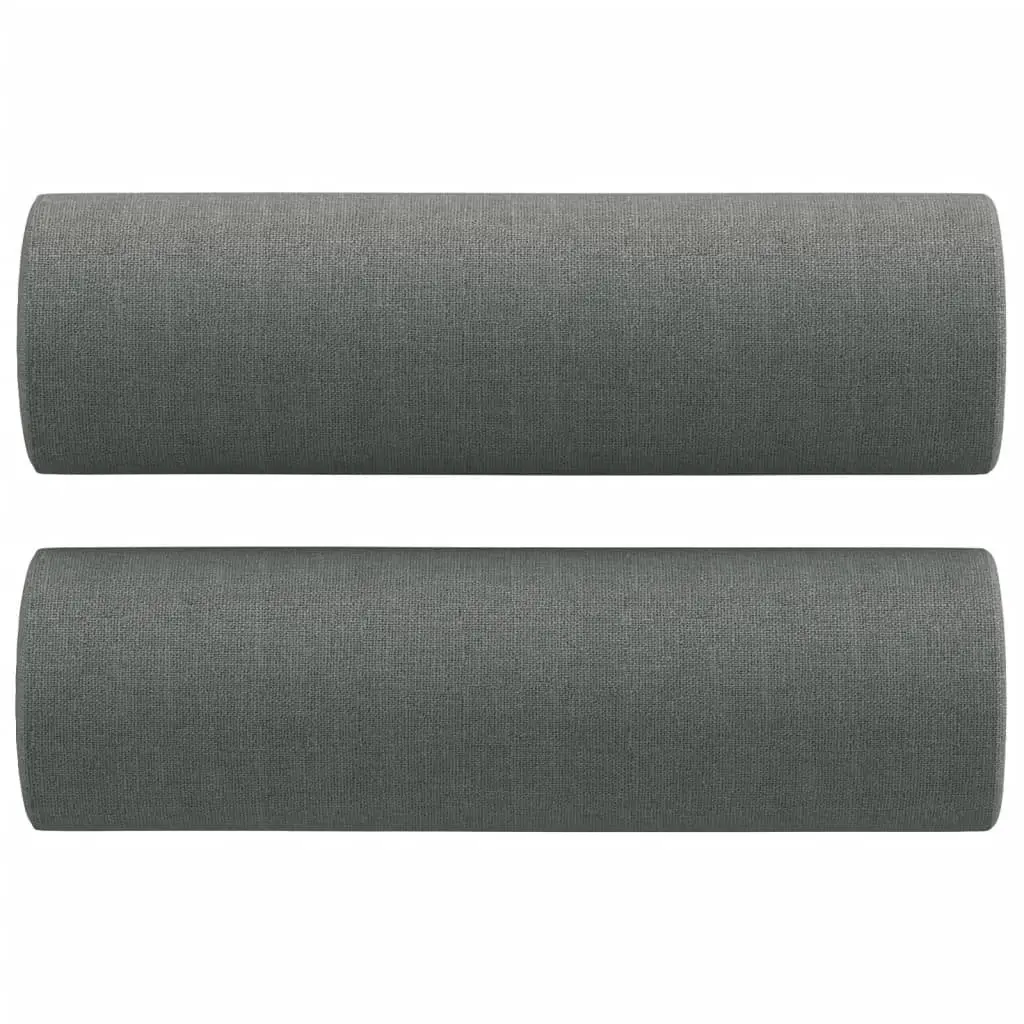 3 Piece Sofa Set Grey Fabric Lounge Suite