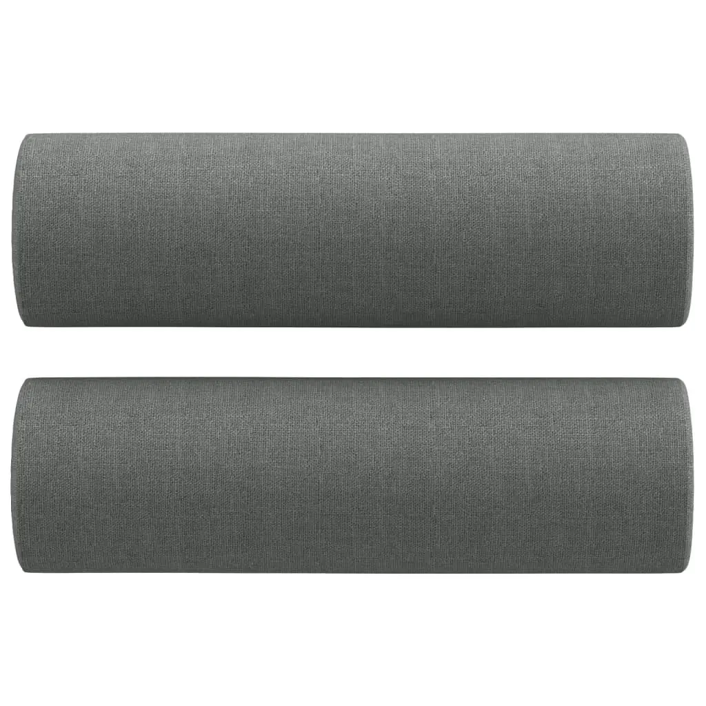 Sofa Set Grey Fabric Lounge Couch 2 Piece