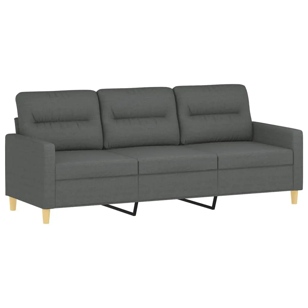 3 Piece Grey Sofa Set