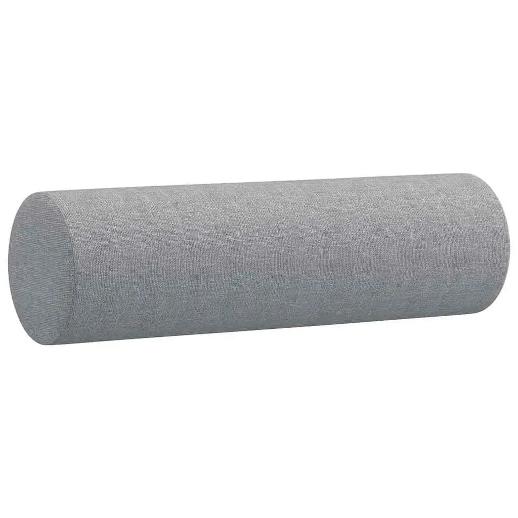 3 Piece Grey Sofa Set with Pillows