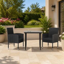 Comfortable and Elegant 3 Piece Garden Dining Set