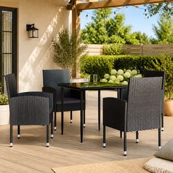 Reliable and Comfortable 5-Piece Outdoor Dining Set
