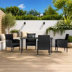 Comfortable and Elegant 5 Piece Garden Dining Set