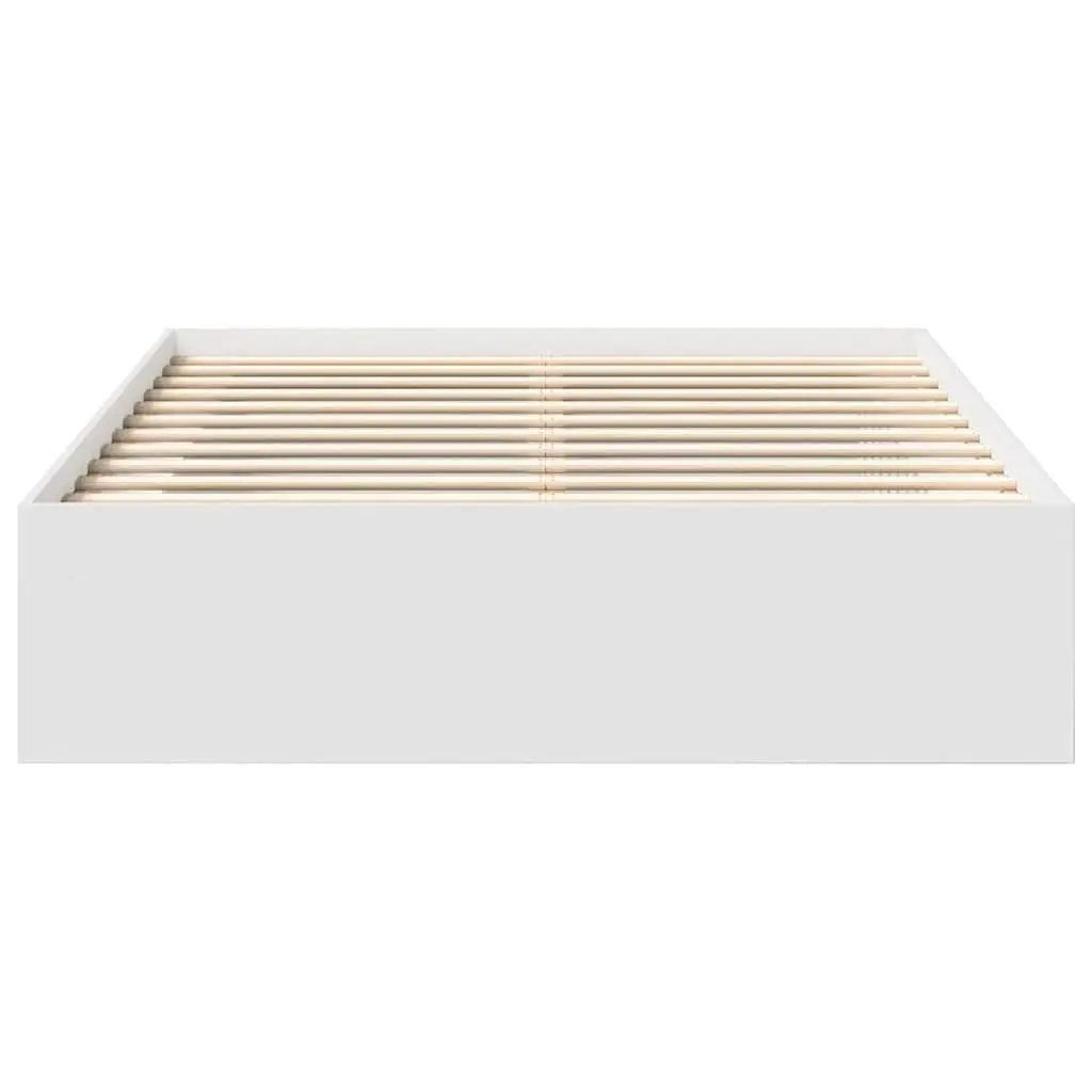 White Bed Frame with Storage Options