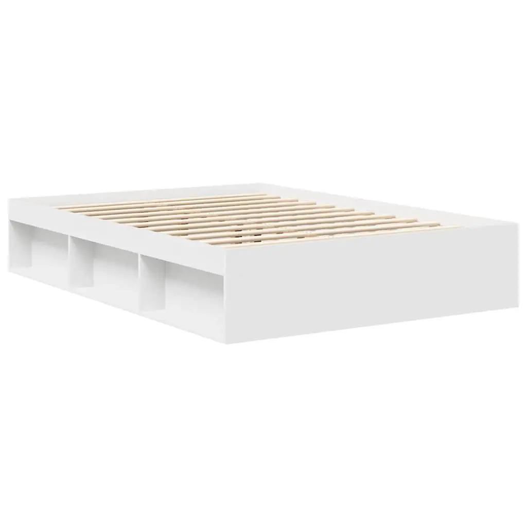 White Bed Frame with Storage Options