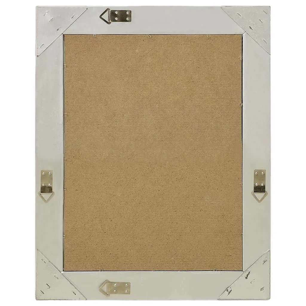 Wall Mirror Baroque Style Ornate Decorative 50x60 cm Silver