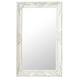 Value and Versatility in a White Baroque Style Wall Mirror
