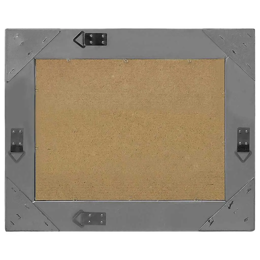 Wall Mirror Baroque Style 60x40 cm Black Ornate Frame Decor