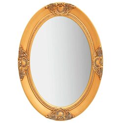 Warm Your Home with a 50x70cm Gold Baroque Wall Mirror
