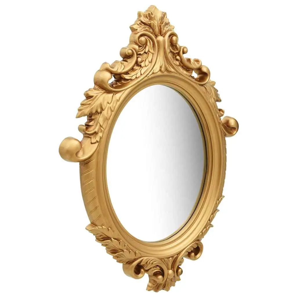 Wall Mirror Castle Style 56x76 cm Gold Ornate Frame Decor
