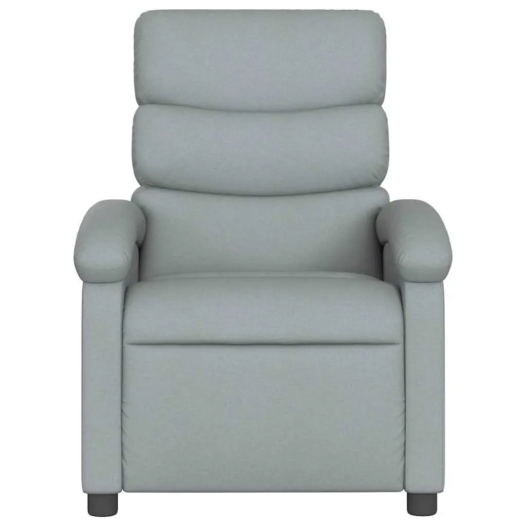 Grey Fabric Massage Chair with Stability