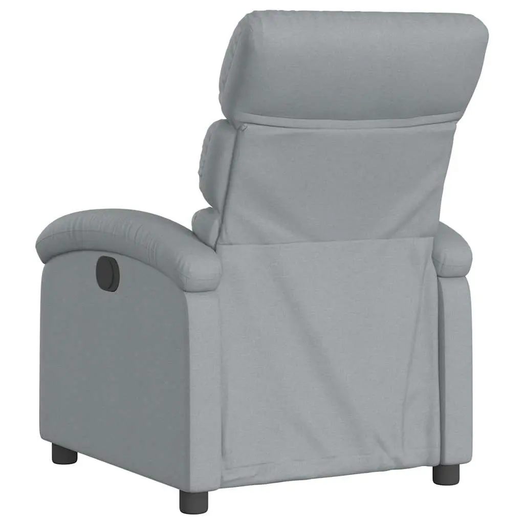 Grey Fabric Massage Chair with Stability