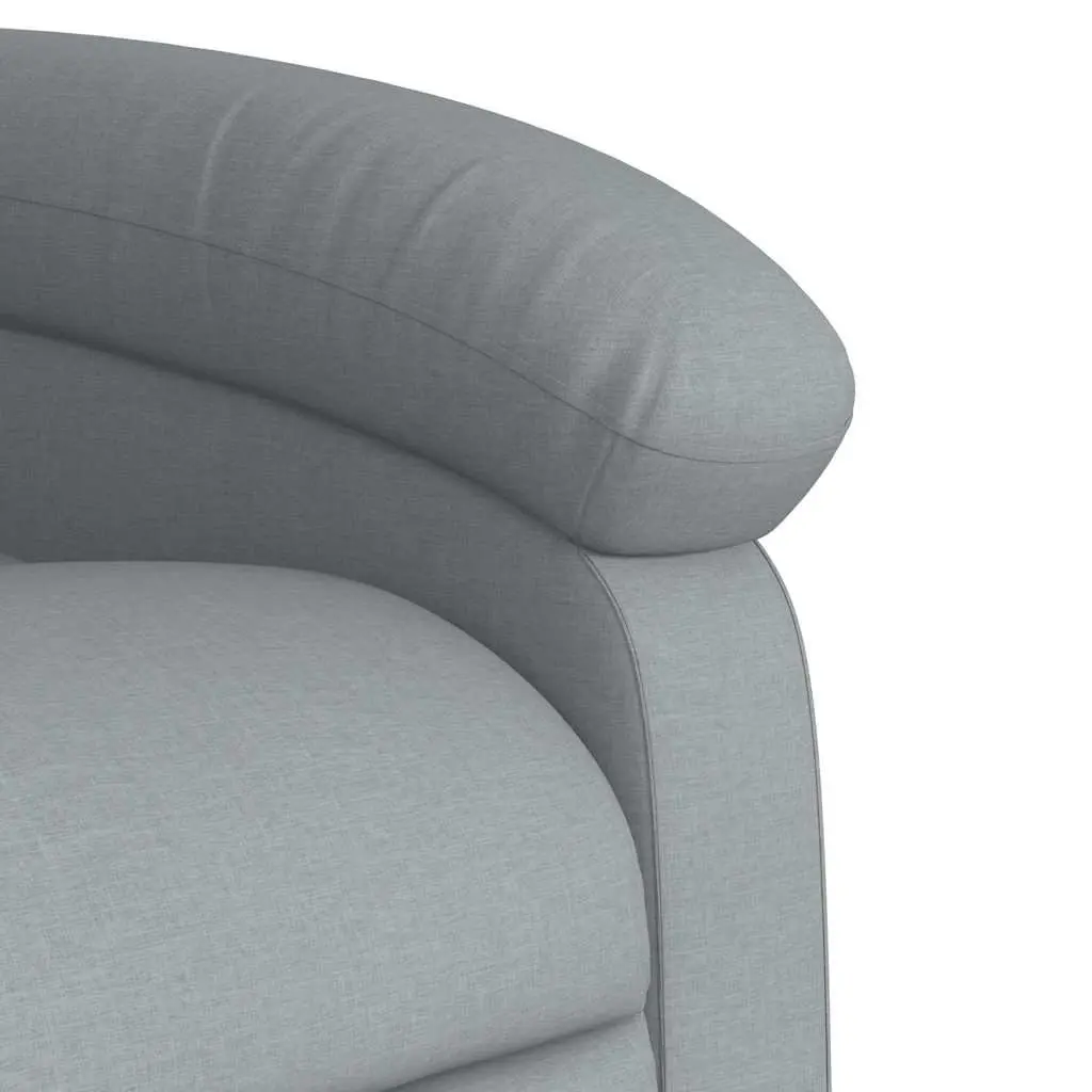 Grey Fabric Massage Chair with Stability