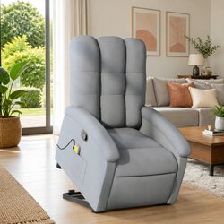Reassuring Grey Electric Recliner Chair with Value