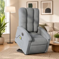 Warm and Reassuring Electric Recliner Chair with Massage