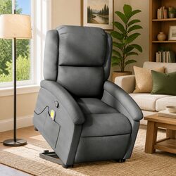 Comfortable Grey Recliner Chair for Relaxation