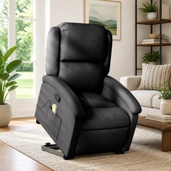 Comfortable Massage Recliner with Power Lift Function