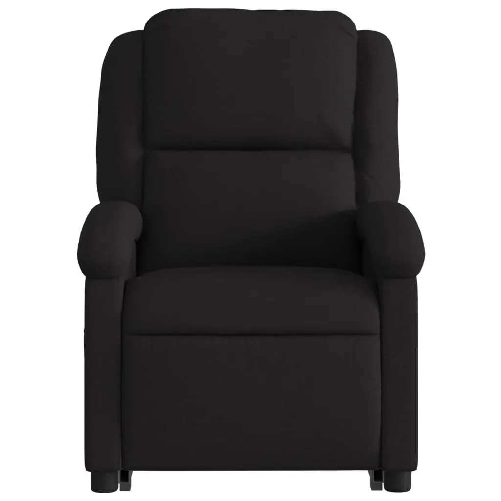 Electric Massage Recliner Chair Power Lift Electric Recline 135 Degrees Black Fabric