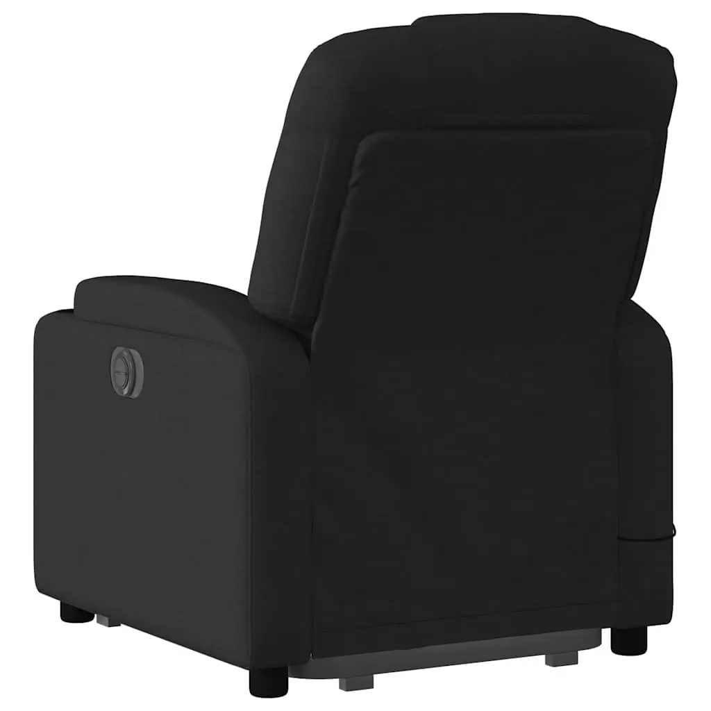 Electric Massage Recliner Chair Full Body Massage Power Lift Black Fabric