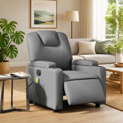 Affordable Electric Massage Recliner Chair in Grey