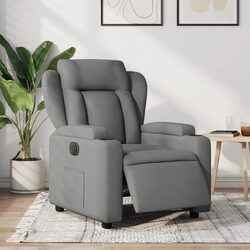 Reliable Dark Grey Electric Recliner Armchair for Comfort