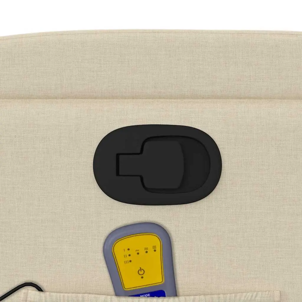 Cream Massage Recliner Chair for Relaxation