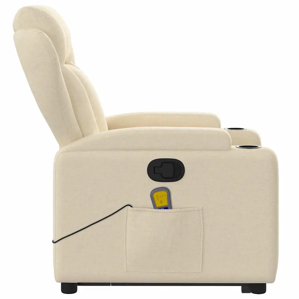 Cream Massage Recliner Chair for Relaxation