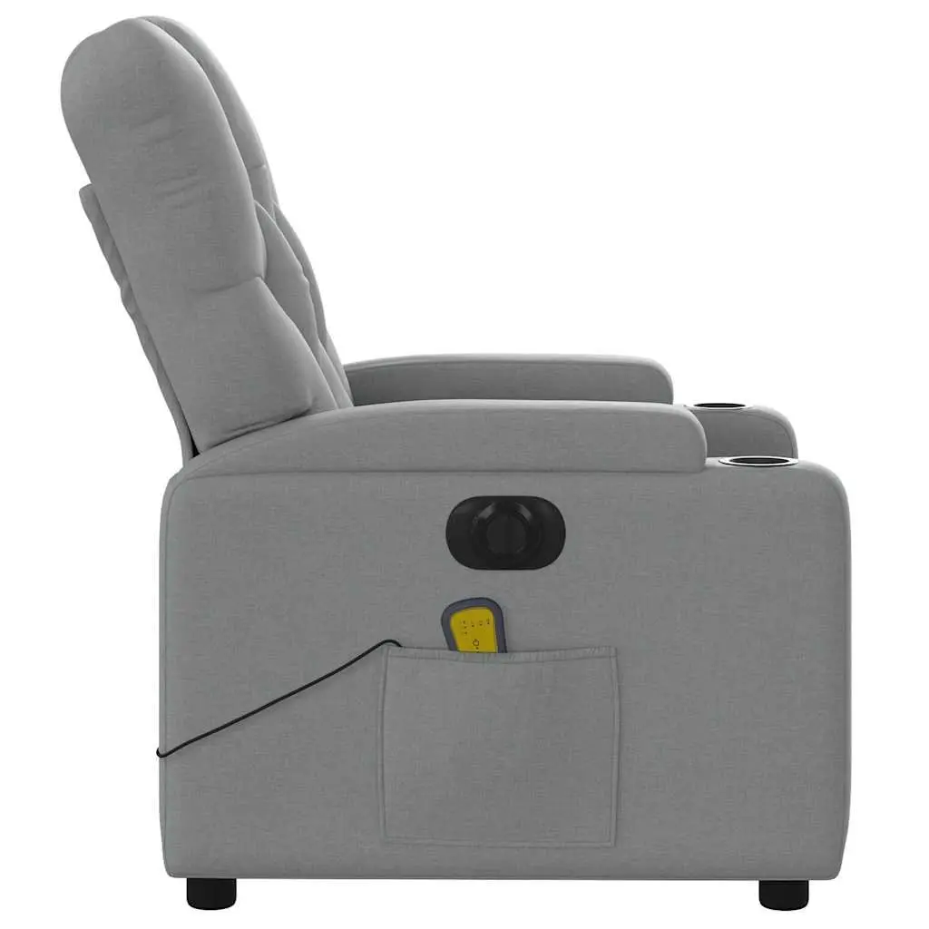 Electric Massage Recliner Chair in Grey