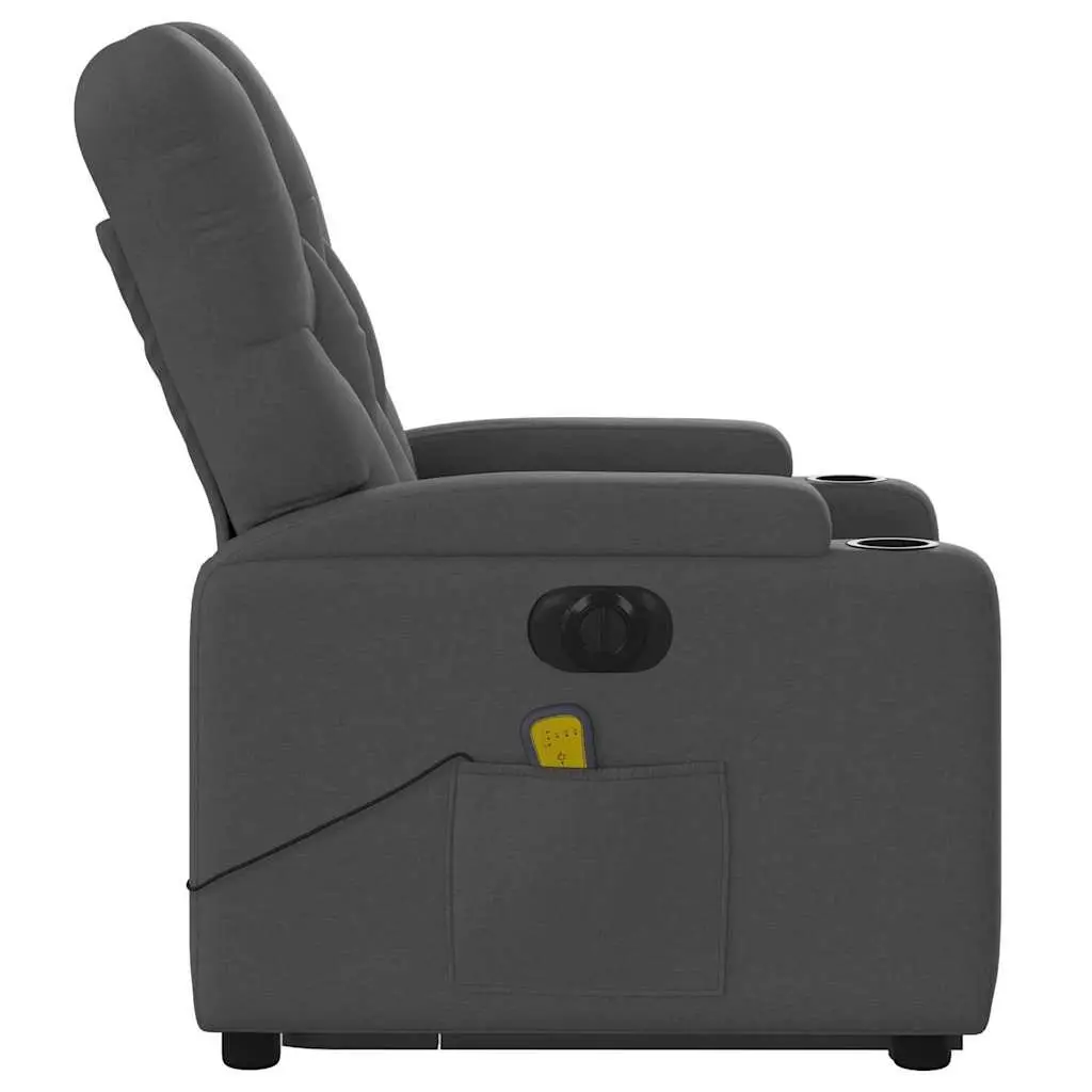 Grey Fabric Electric Recliner Chair with Power Lift Function for Elderly Massage Use