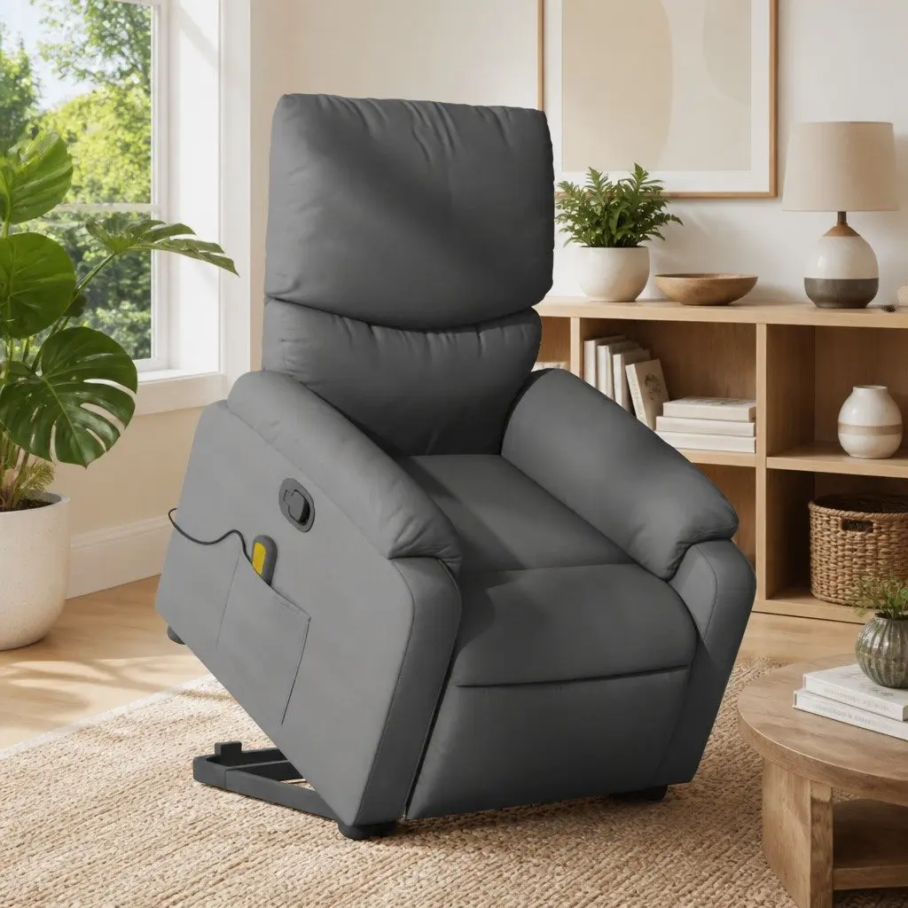 Grey Massage Recliner Chair for Comfort