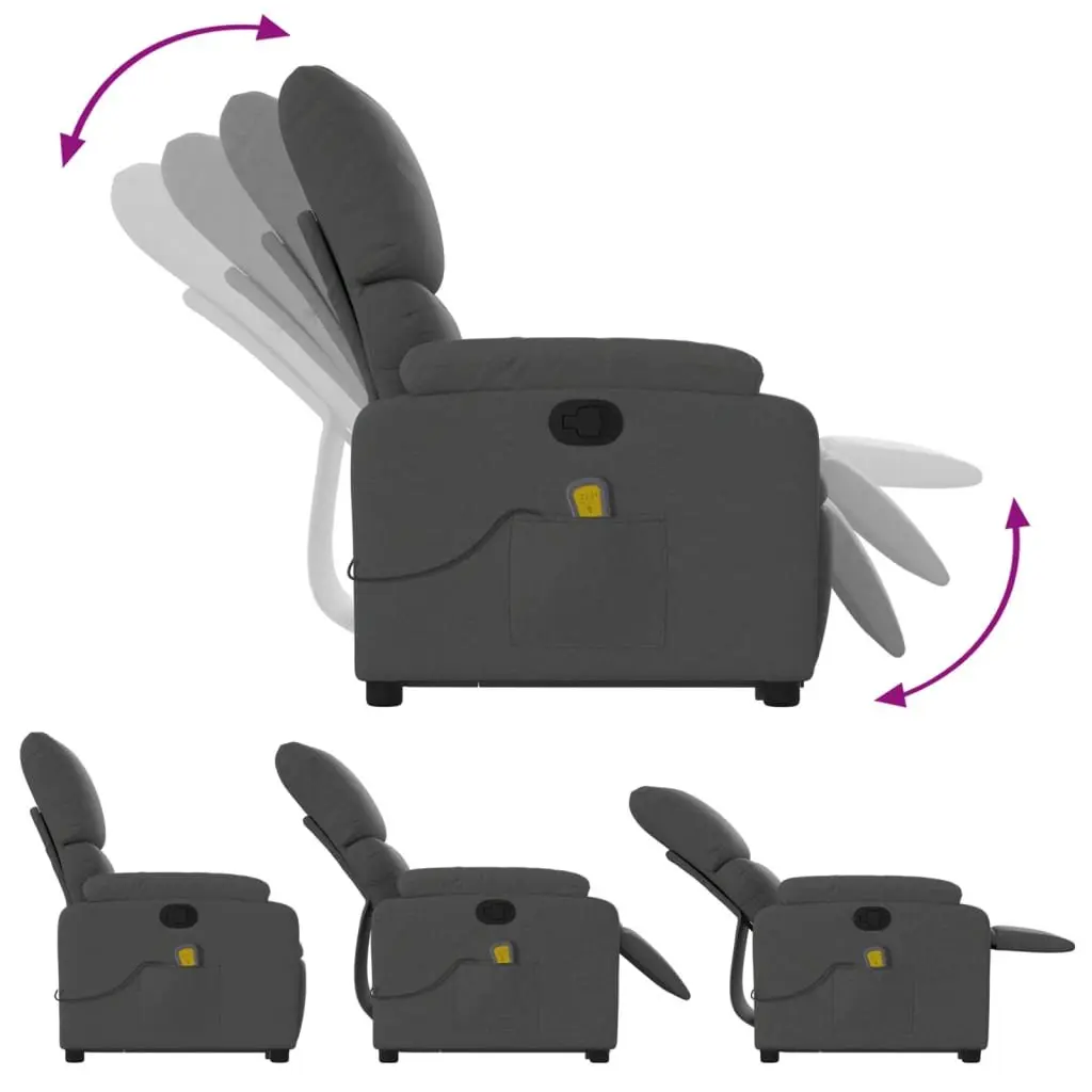 Grey Massage Recliner Chair for Comfort