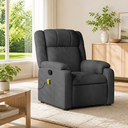 Comfortable Grey Fabric Massage Recliner Chair for Value