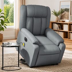 Warm and Reassuring Grey Electric Recliner Chair