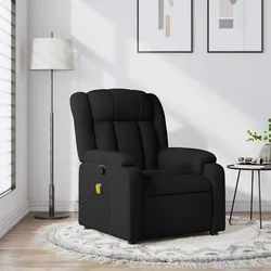 Comfortable Black Fabric Massage Recliner Chair