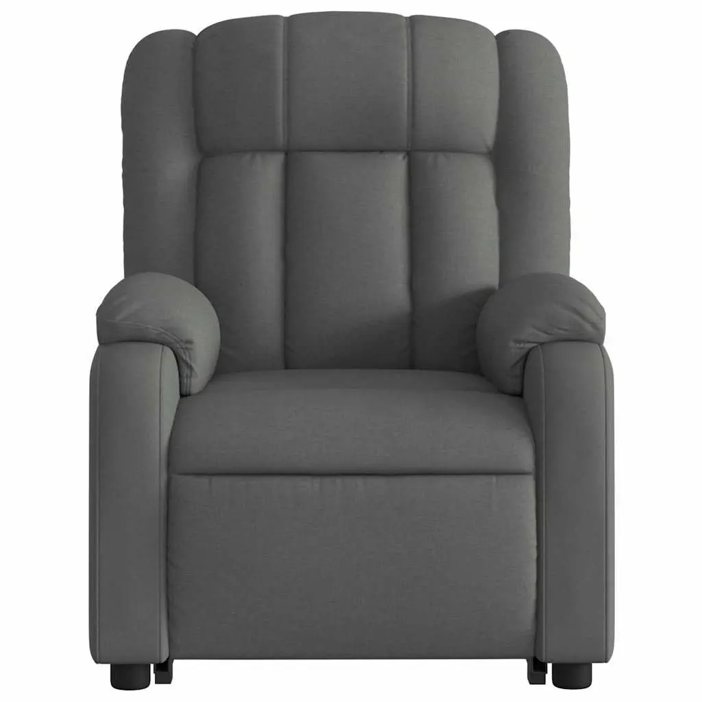 Electric Massage Recliner Chair Lift Recline Grey Fabric