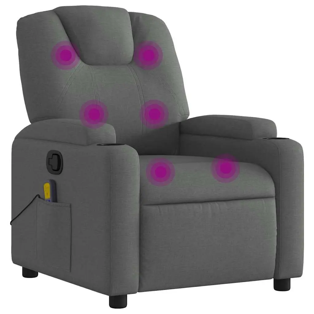 Grey Massage Recliner Chair