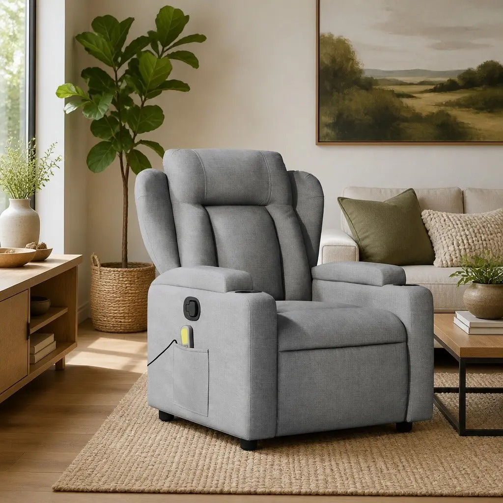 Light Grey Massage Chair