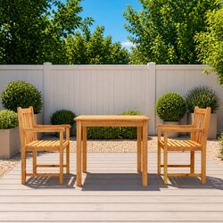 3 Piece Garden Dining Set - Comfortable and Durable