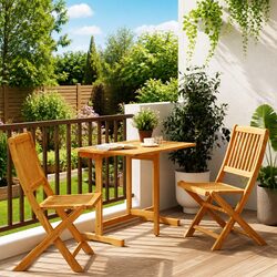 Reliable Folding Garden Dining Set - Practical for Any Space