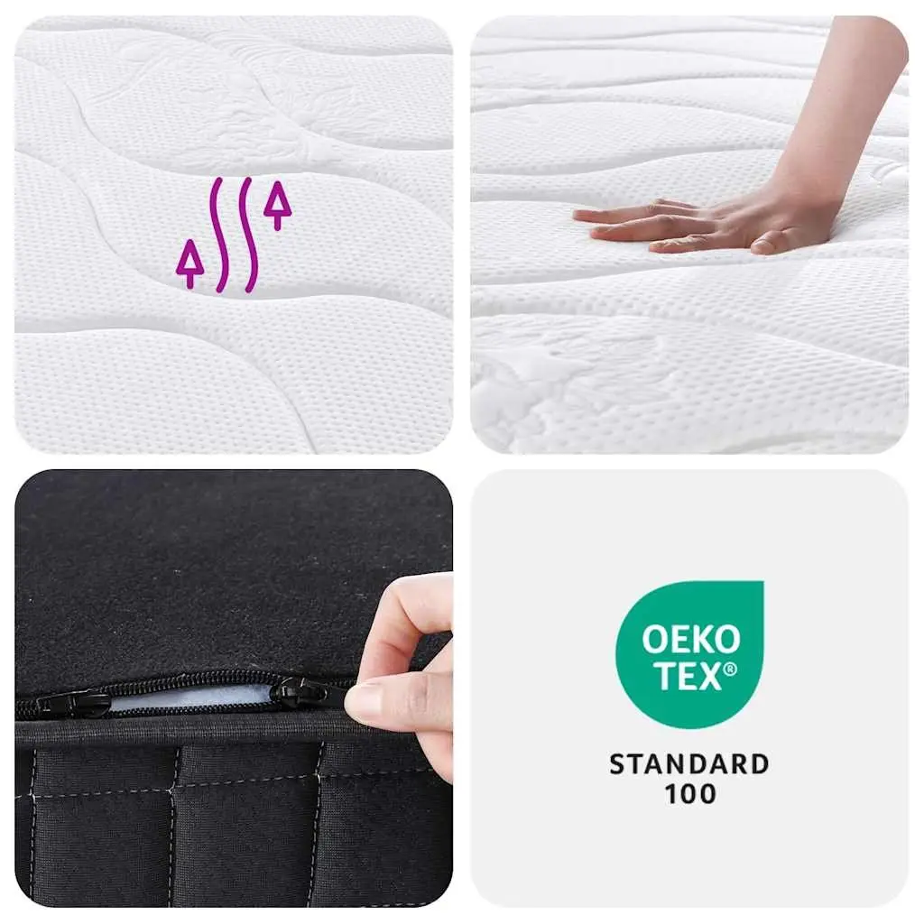 Queen Size Bonnell Spring Mattress 152x203 cm Medium Firmness Comfortable Sleep
